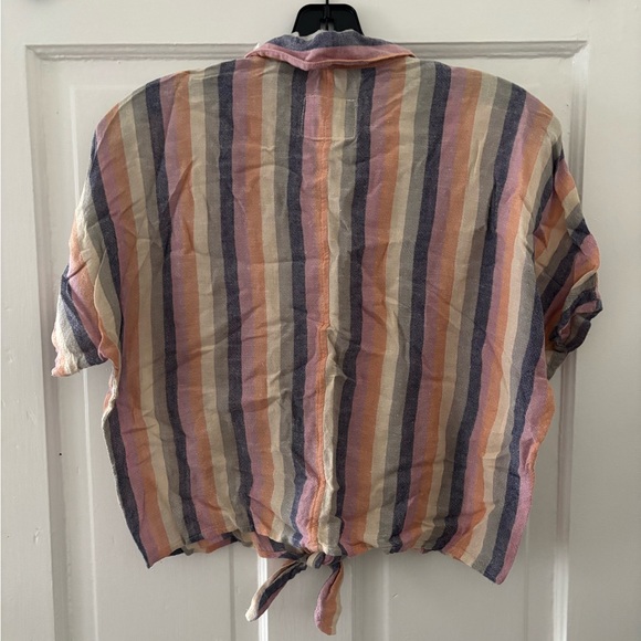 Rails Multi-Color Short Sleeve Button Down Top - Picture 2 of 3